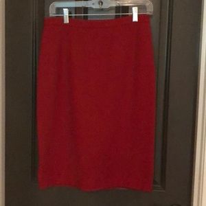 BCBG red pencil skirt size 6